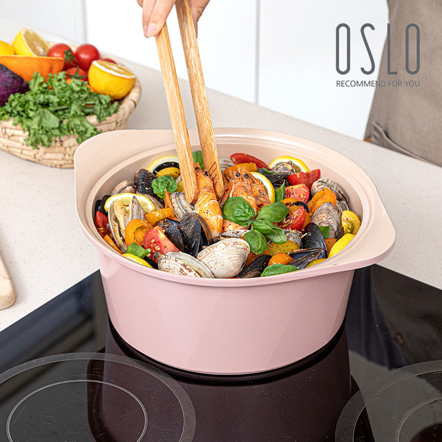 인덕션겸용 양수냄비 24cm 찌개 국 세라믹 코팅냄비