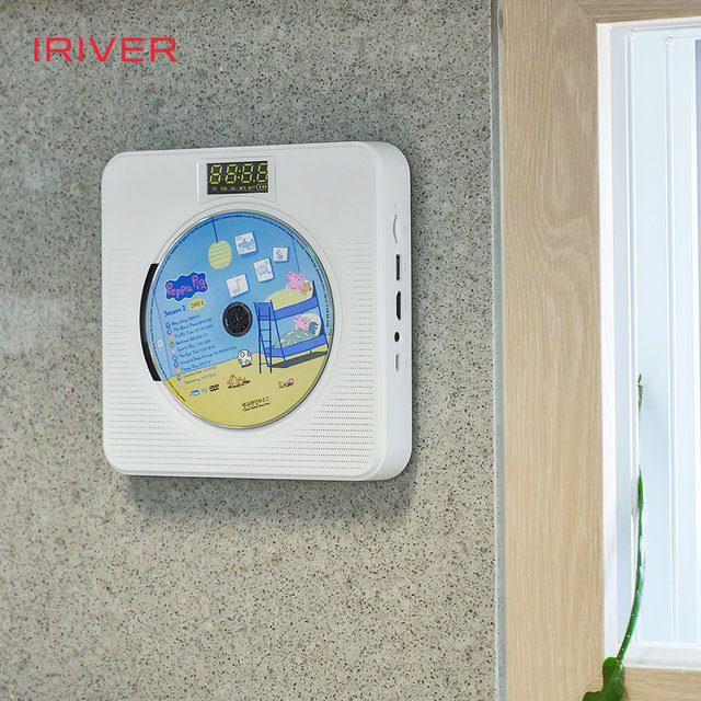 아이이버 IAW-300D 올인원 DVD / CD 플레이어 벽결이형 라디오 블루투스 스피커 리핑 지원
