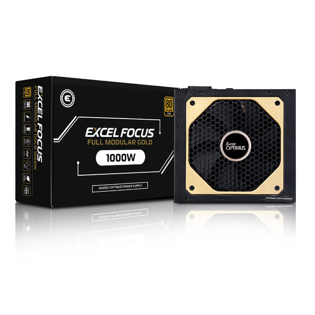 에너지옵티머스 EXCEL FOCUS 1000W 80PLUS GOLD 풀 모듈러