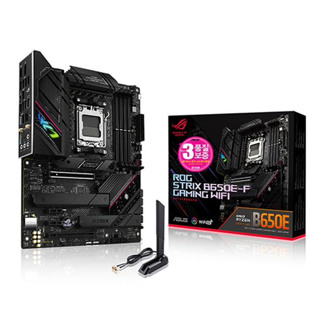 ASUS ROG STRIX B650E-F GAMING WIFI STCOM 에이수스 컴퓨터 게이밍 PC 메인보드 AMD CPU추천