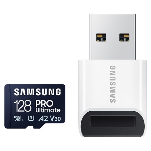 마이크로 SD카드 + 리더기 PRO Ultimate 128GB MB-MY128SB/WW
