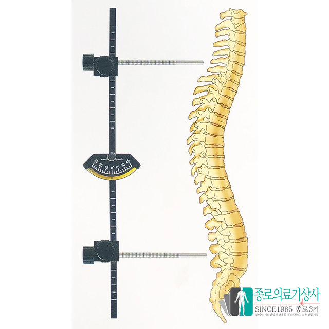 척추측만증클리닉 고정밀 전문가용 척추측만증 각도기 scoliometer 스콜리오미터