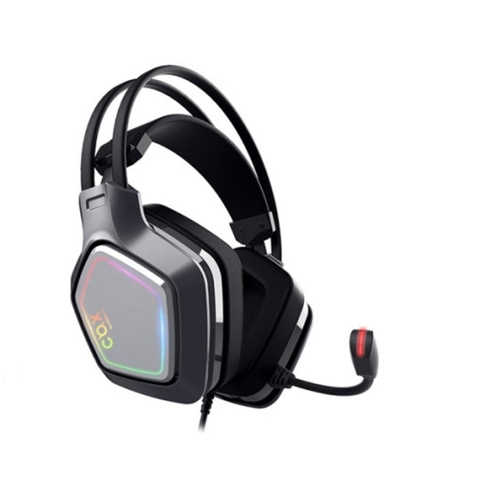 COX SCARLET 가상 7.1 RGB 게이밍 헤드셋 그레이