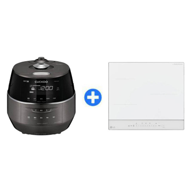6인용 IH 압력밥솥 CRP-FHB0610FD / 스탠딩 3구 인덕션 전기레인지 BEI3WWQT [ 150MM / 화이트 / ThinQ ]