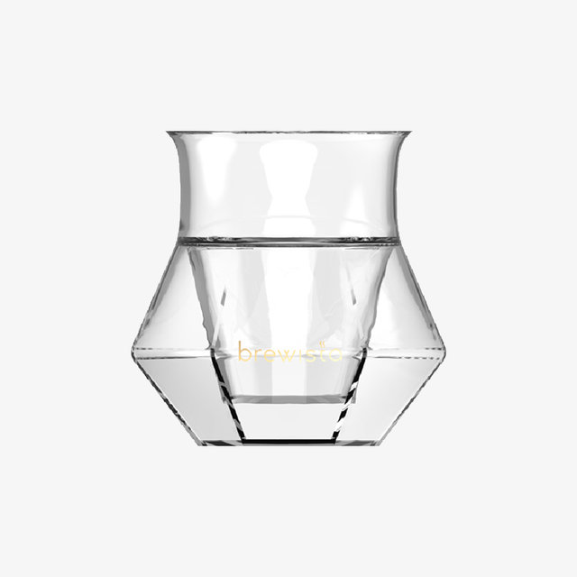 브뤼스타 X 더블월 글라스 아로마 & 테이스트 내열 유리컵 세트 120ml