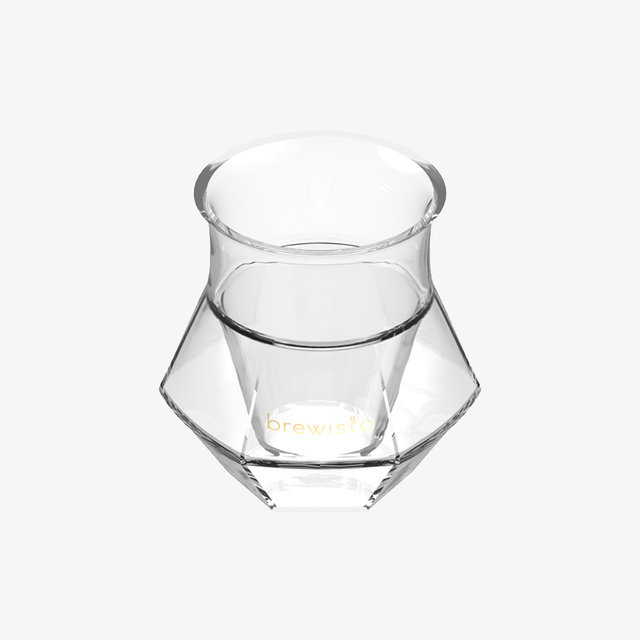 브뤼스타 X 더블월 글라스 아로마 & 테이스트 내열 유리컵 세트 120ml