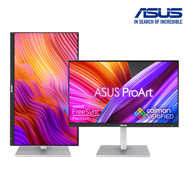 ASUS ProArt PA278CGV 68Cm IPS 평면 QHD 144Hz  전문가 모니터 USB-PD지원