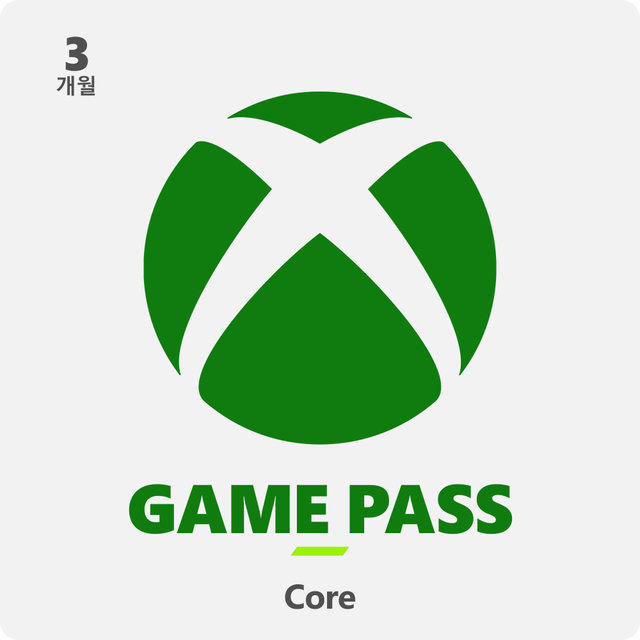 Xbox Game Pass core 3개월 이용권 게임패스