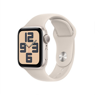 애플워치 SE2 40mm, GPS (스타라이트 알루미늄, 스타라이트 스포츠밴드, M/L) - [MR9V3KH/A]
