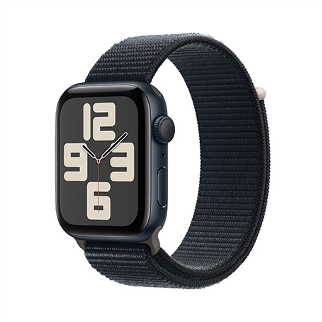 애플워치 SE2 44mm, GPS (미드나이트 알루미늄, 미드나이트 스포츠루프) - [MREA3KH/A]