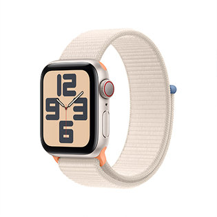 애플워치 SE 40mm, GPS + Cellular (스타라이트 알루미늄, 스타라이트 스포츠루프) - [MRG43KH/A]