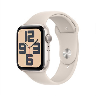 애플워치 SE2 44mm, GPS + Cellular (스타라이트 알루미늄, 스타라이트 스포츠밴드, S/M) - [MRGU3KH/A]