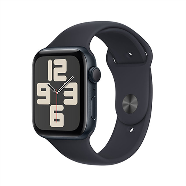 애플워치 SE2 44mm, GPS + Cellular (미드나이트 알루미늄, 미드나이트 스포츠밴드, M/L) - [MRH83KH/A]
