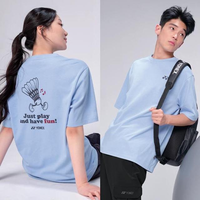 요넥스 남성 여성 오버핏 반팔 티셔츠 233TS038USB