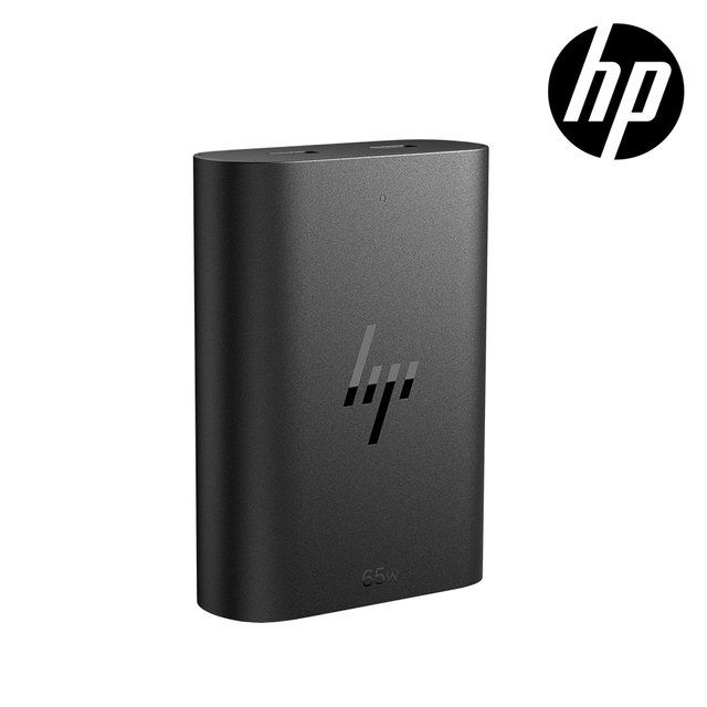 HP 65W GaN USB-C 고속 충전 슬림 노트북 충전기 600Q7AA 다중충전가능 케이블 1M