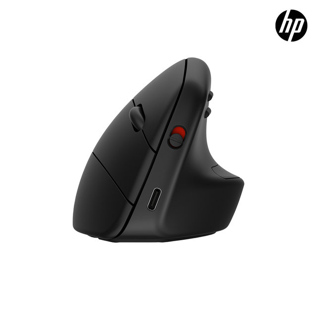 HP 920 인체공학 버티컬 무선 블루투스 마우스 6H1A4AA 손목보호 C타입 고속충전 맥북 노트북
