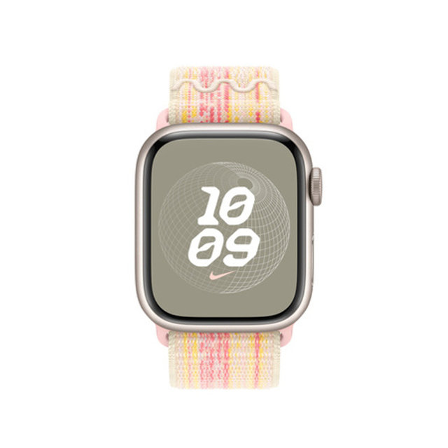 애플워치 나이키 스포츠 루프 41mm (스타라이트핑크, One-Size)