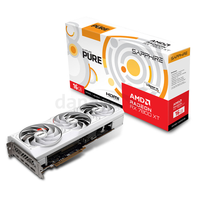 SAPPHIRE 라데온 RX 7800 XT PURE OC D6 16GB