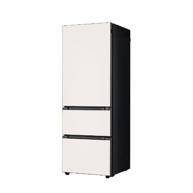 오브제컬렉션 김치냉장고 스탠드형 Z333GBB151 (324L, 글라스, 베이지, 1등급)
