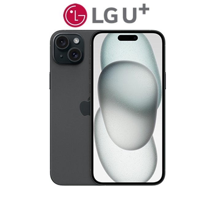 [신규가입][할부원금:1,160,000원]LGU 아이폰15 플러스 256GB 블랙 APL15PS[요금제:5G프리미어슈퍼]
