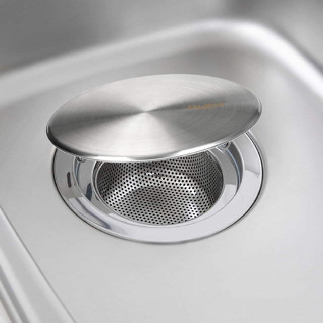 스텐 싱크대 배수구망+커버 세트 음식물거름망 씽크대거름망
