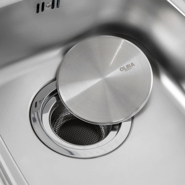 스텐 싱크대 배수구망+커버 세트 음식물거름망 씽크대거름망