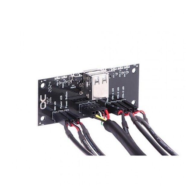 ALPHACOOL ES 4U 서버랙 USB 2.0 전면 패널킷 V2