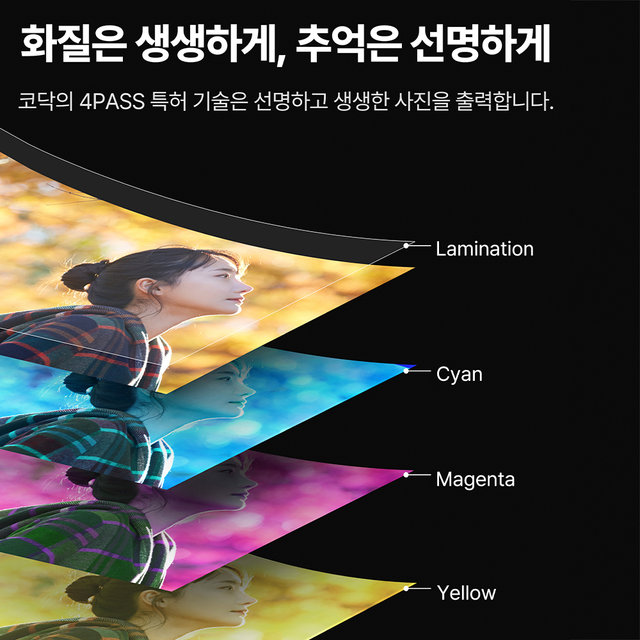 코닥 미니샷3 ERA MS300+악세사리 번들 휴대용 즉석카메라 포토프린터 사진인화기