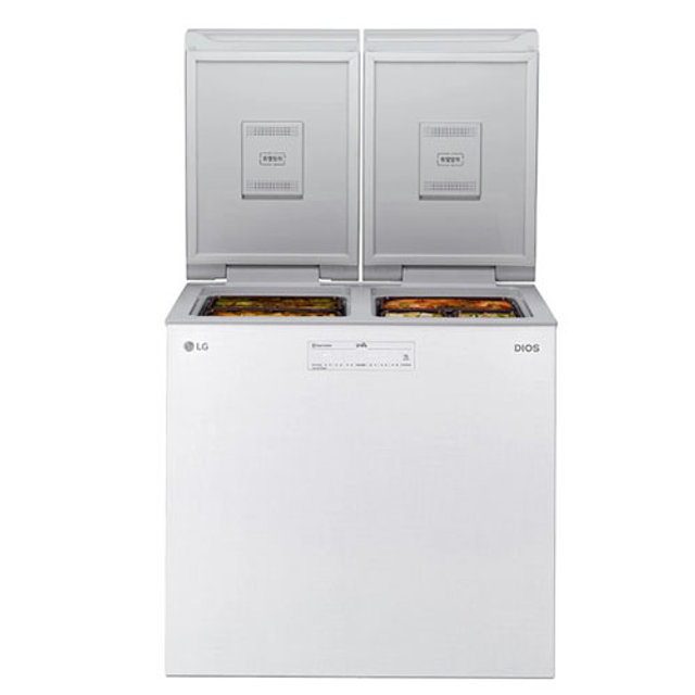 디오스 뚜껑형 김치냉장고 K223LW121 (217L, 린넨 화이트, 1등급)