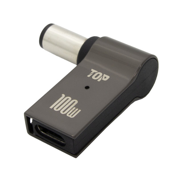 에이치디탑 C타입 DC 변환 100W 노트북 충전 젠더 7.4x5.0 HT-CL019