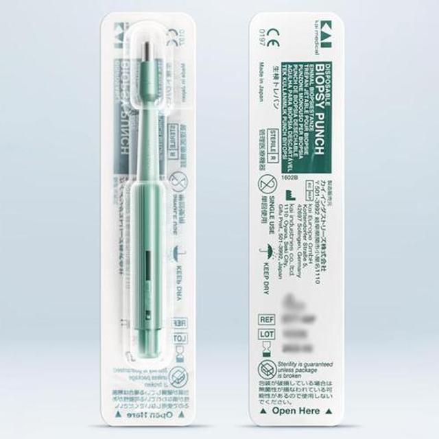 카이 피부과용 바이옵시펀치 4mm BP-40F 20개입 일회용생검침