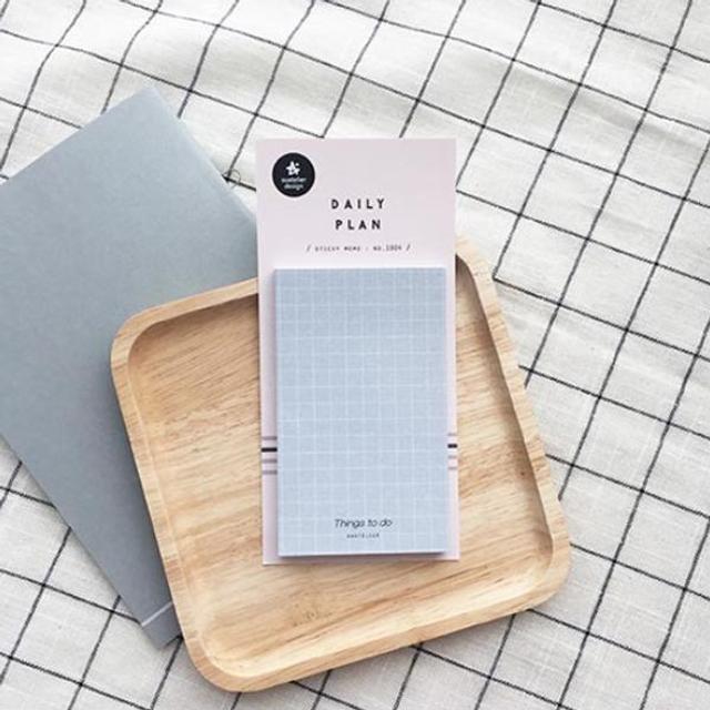 JR 스티키메모 1904ㅡDaily Plan 04 블루