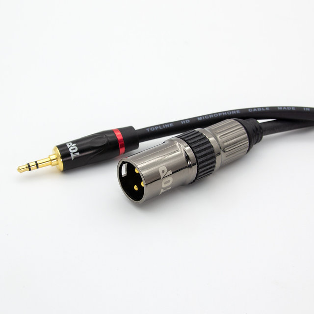 HDTOP 국산 제작 3.5 스테레오 TO XLR 수 케이블 3M HT-TP249