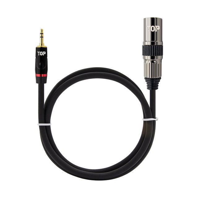 HDTOP 국산 제작 3.5 스테레오 TO XLR 수 케이블 3M HT-TP249