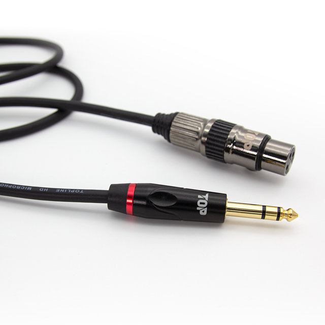 HDTOP 국산 제작 5.5 스테레오 TO XLR 암 케이블 1.5M HT-TP333