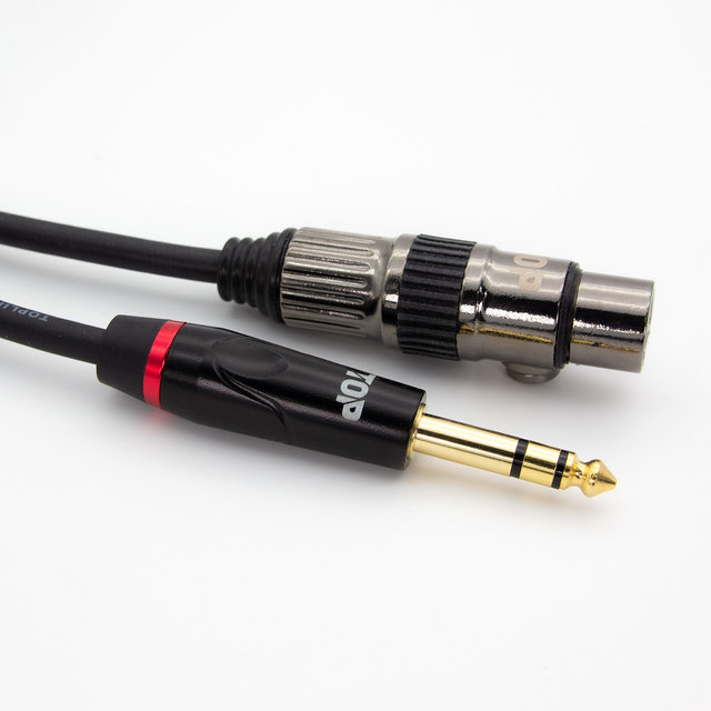 HDTOP 국산 제작 5.5 스테레오 TO XLR 암 케이블 1.5M HT-TP333