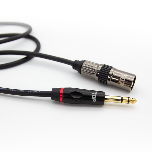HDTOP 국산 제작 5.5 스테레오 TO XLR 수 케이블50M HT-TP358