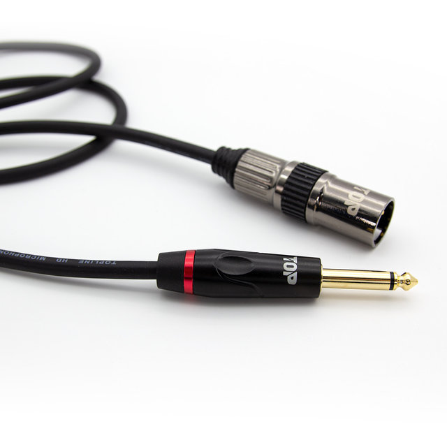 HDTOP 국산 제작 5.5 모노 TO XLR 수 케이블 10M HT-TP311