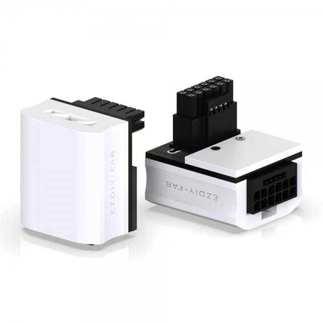 EZDIY-FAB 12VHPWR STD 90도 어댑터 (화이트)
