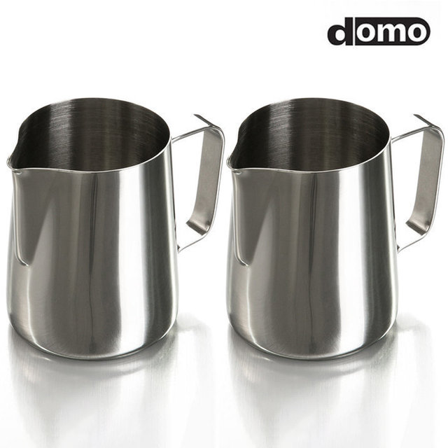 스텐 우유 스팀피쳐 600ml 2개 밀크 저그 라떼아트 스팀컵