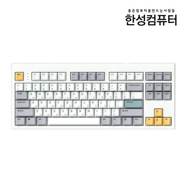 TFX GTO Wireless 듀얼무선 가스켓 윤활 기계식키보드 Santorini (게이트론 3.0 백축 38g)
