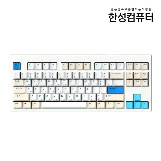 TFX GTO Wireless 듀얼무선 가스켓 윤활 기계식키보드 Santorini (게이트론 3.0 백축 38g)