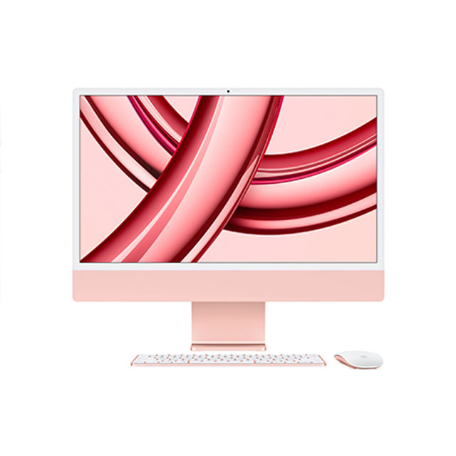 아이맥 24 M3, 8코어 CPU, 10코어 GPU, 512GB SSD - 핑크 [MQRU3KH/A]