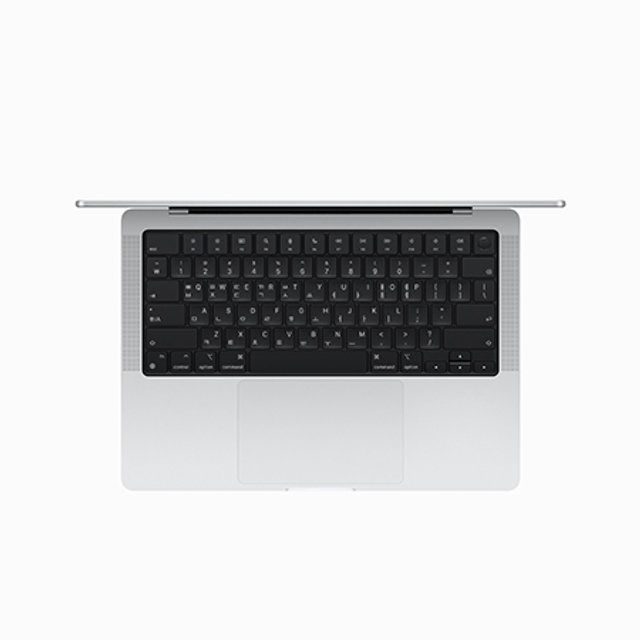 [장기할부] *맥북프로 M3 Pro칩 14형 35.9cm, 12코어 CPU, 18코어 GPU, 18GB RAM, 1TB SSD - 실버 [MRX73KH/A]