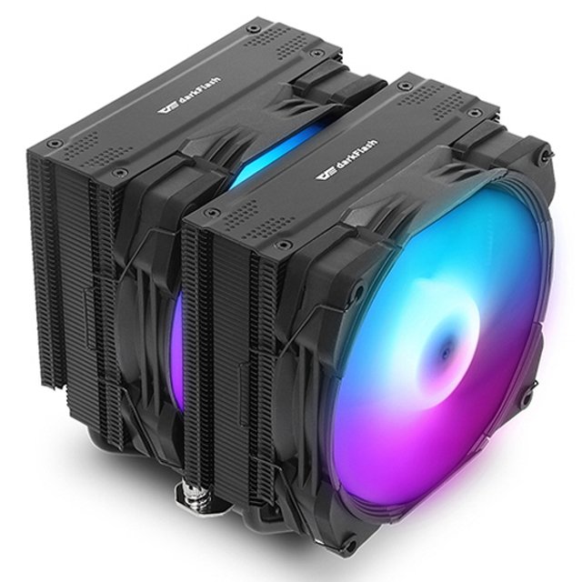 darkFlash Ellsworth D21 ARGB CPU공랭쿨러 BLACK