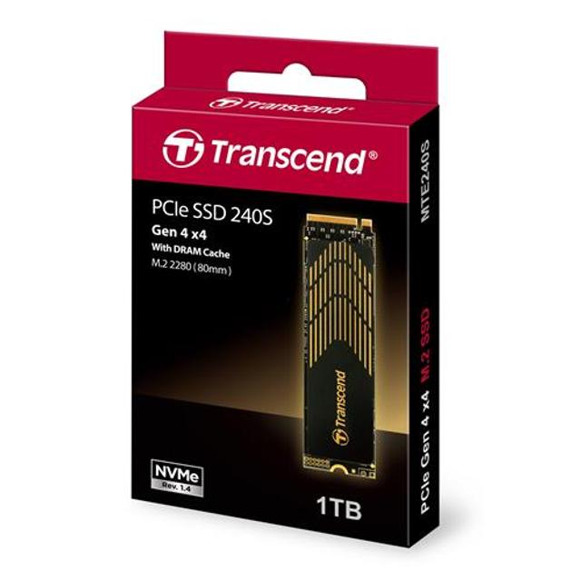 트랜센드 MTE240S M.2 2280 NVMe 1TB TLC 파인인포