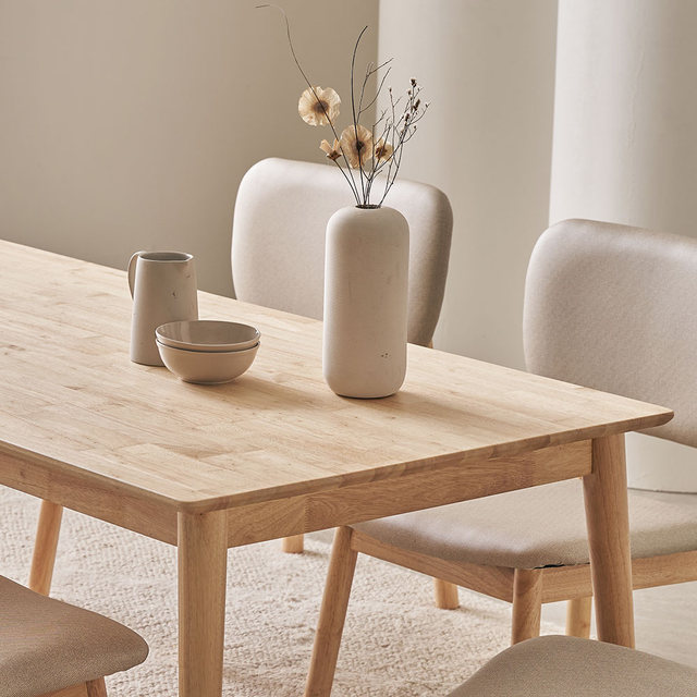 [비밀특가] 칸토르모노 패밀리 원목 6인 낮은 식탁 테이블 1800