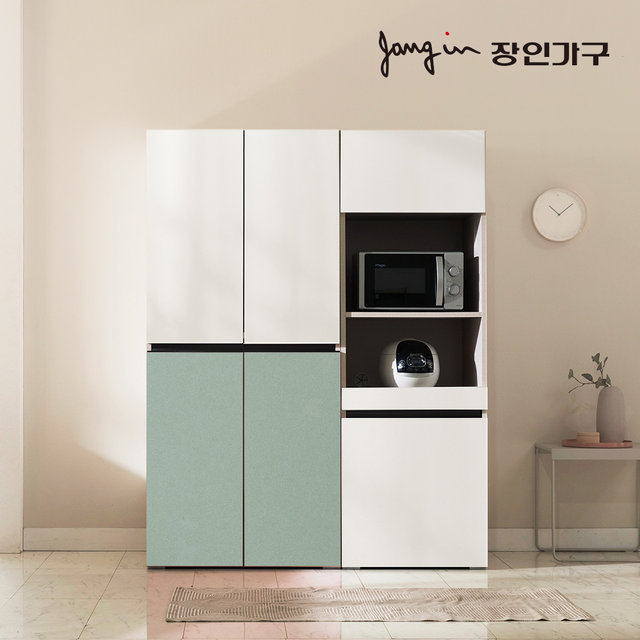 스페이스 광폭 1400 광파오븐 렌지대 주방수납장