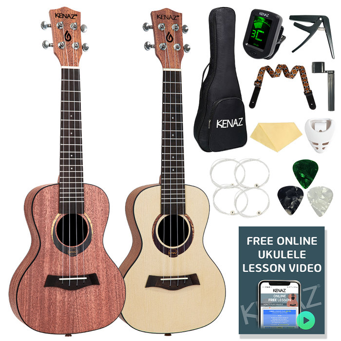 케나즈 케나즈 KU67C 입문용 콘서트 우쿨렐레 입문 초보 온라인강좌 풀세트