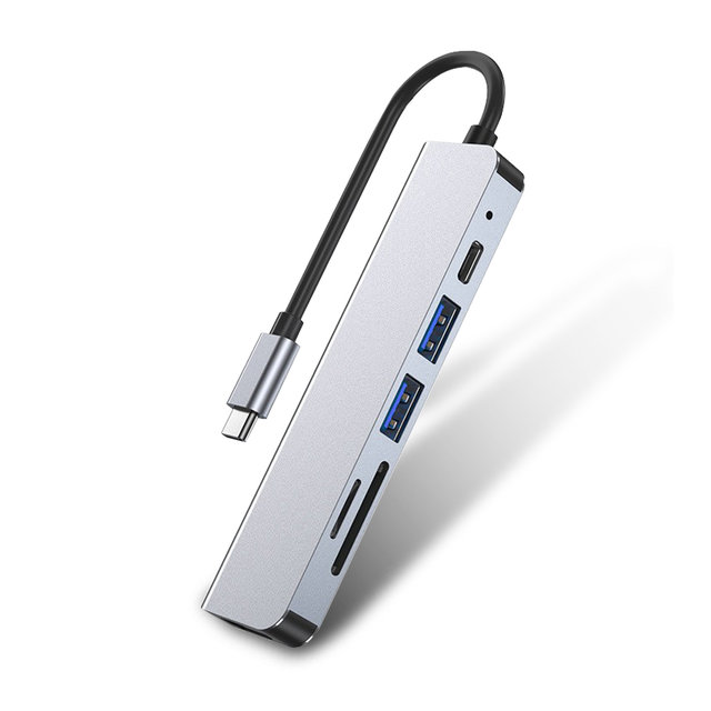 6in1 USB C타입 멀티 허브 HDMI 4K 멀티포트 노트북 BOS-H700